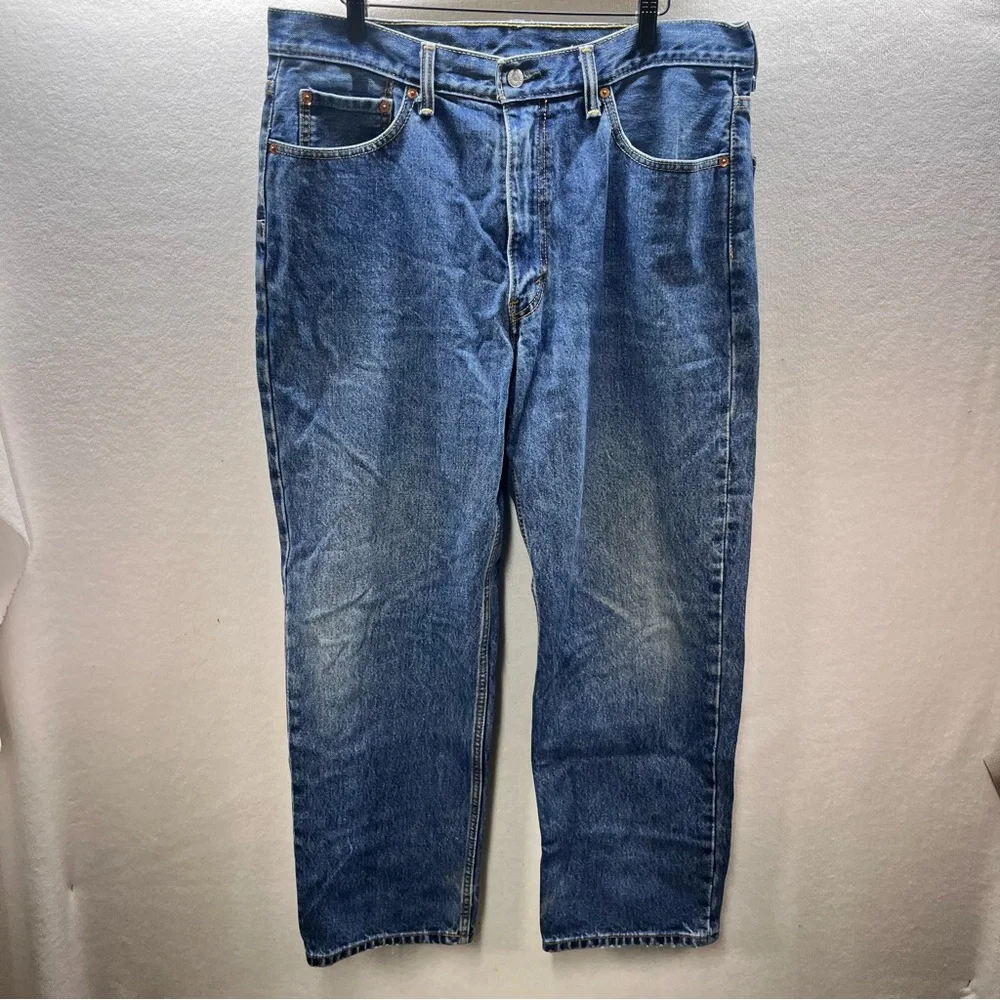 Levi’s 550 Relaxed‎ Fit Jeans Mens 36/29 Blue Denim 100% Cotton Pants 2917